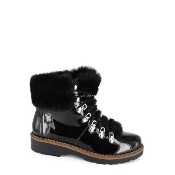 Portland Boot Company CECE Boots with Fur Trim A2 - Picture 2 of 10